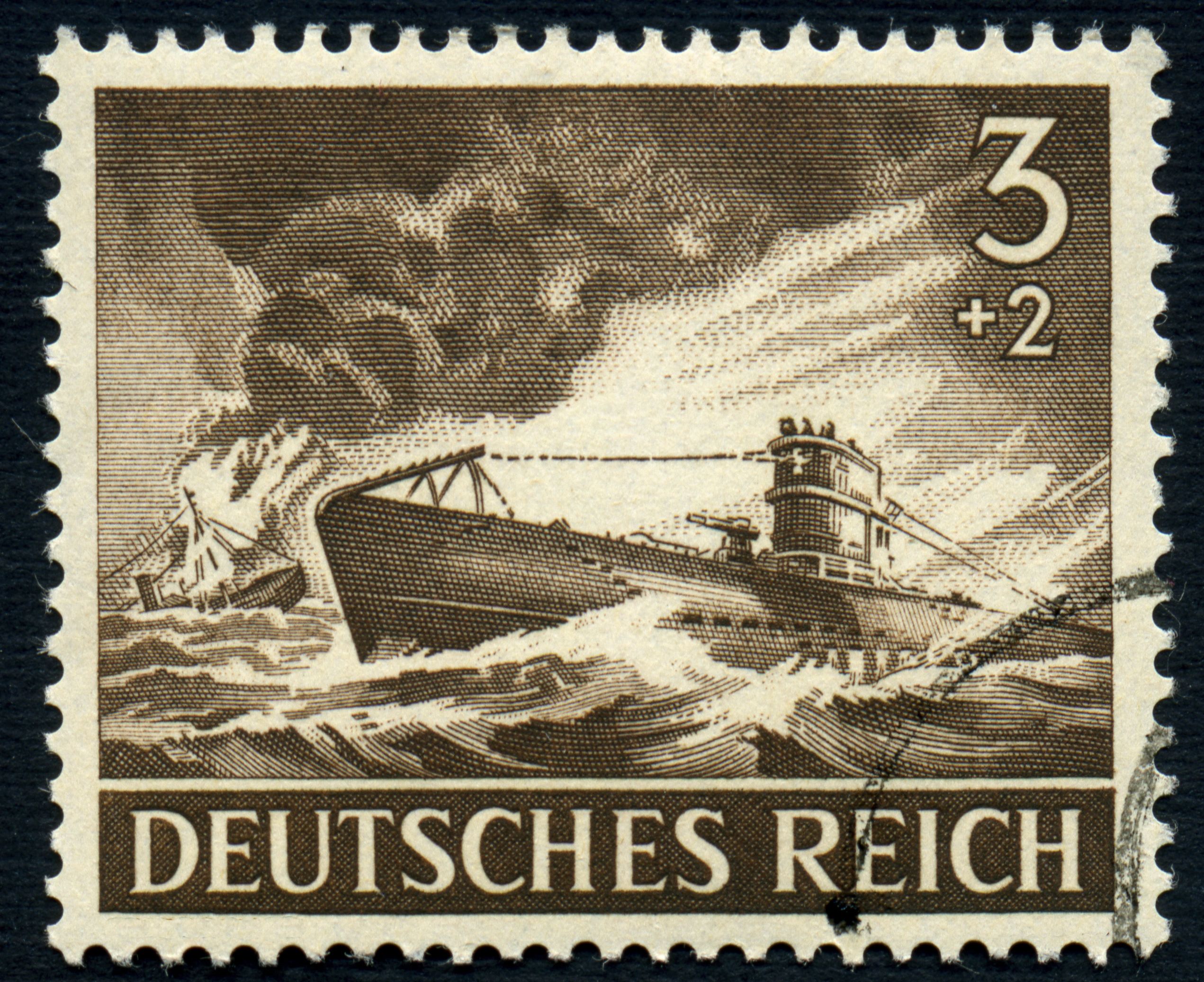 A German postage stamp issued in 1943.